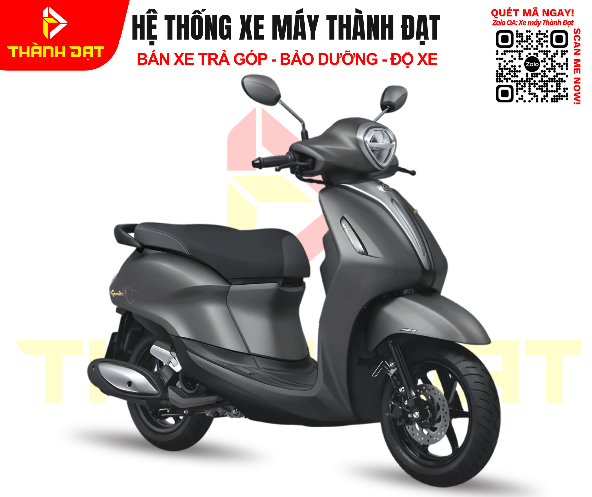 TVS Dazz 110 trắng hồng